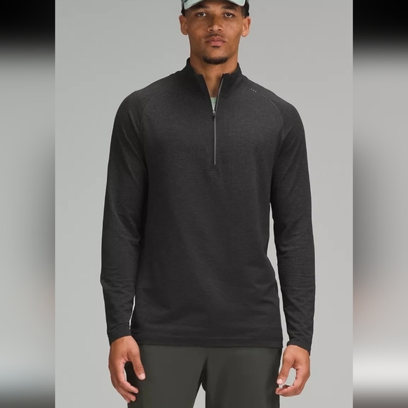 lululemon Men's Metal Vent Tech 1/2 Zip Long Sleeve Top Large - Picture 1 of 5